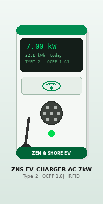 ZNS EV Charger AC 7 kW